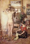 Edouard Vuillard Two British friends USA oil painting artist